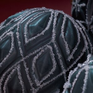 Набор стеклянных шаров Modello Smeraldo 10 см, 4 шт Winter Deco фото 3