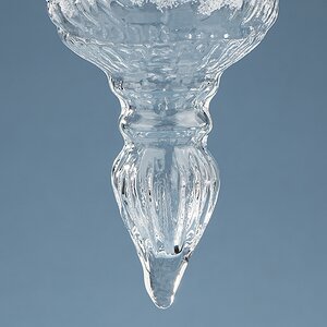 Набор стеклянных елочных игрушек Cesano Boscone 13 см, 3 шт, подвеска Winter Deco фото 5
