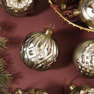 Набор стеклянных шаров Tempio Pausing 8 см, 12 шт Winter Deco фото 3