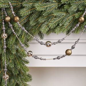 Стеклянные бусы на елку Venetiko - Новогодние Вихри 160 см