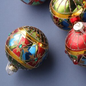 Набор стеклянных шаров Appiano Gentile 8 см, 6 шт Winter Deco фото 6