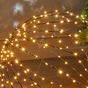Светодиодный шар Сиело Стеллато 50 см, 320 теплых белых LED ламп, таймер, IP44 Winter Deco фото 11