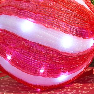 Светодиодная фигура Конфетка - Bonne Аnnee 40 см, 40 холодных белых LED ламп, акрил, IP44 Winter Deco фото 6