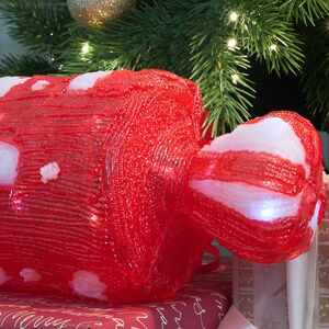 Светодиодная фигура Конфета в горошек - Bonne Аnnee 43 см, 40 холодных белых LED ламп, акрил, IP44 Winter Deco фото 2