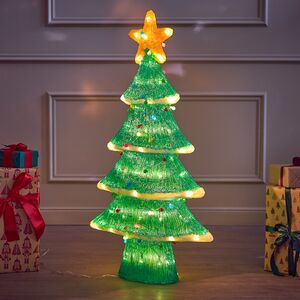 Светодиодная елка - Новогоднее веселье 103 см, 150 разноцветных LED ламп, акрил, IP44 Winter Deco фото 3