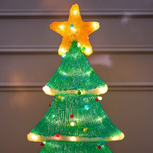 Светодиодная елка - Новогоднее веселье 103 см, 150 разноцветных LED ламп, акрил, IP44 Winter Deco фото 2