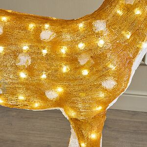 Светодиодный Олень Гард 118 см, 200 теплых белых LED ламп, акрил, IP44 Winter Deco фото 4