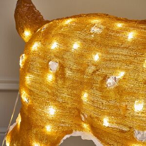 Светодиодный Олень Хирш 110 см, 160 теплых белых LED ламп, акрил, IP44 Winter Deco фото 5
