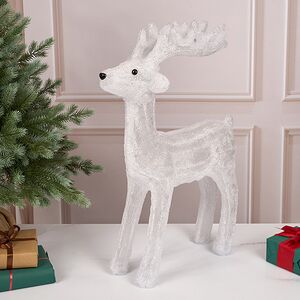 Светодиодная фигура Олень Фейт 62 см, 80 холодных белых LED ламп, акрил, IP44 Winter Deco фото 6