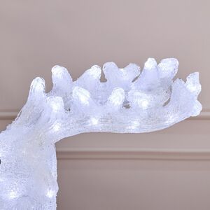 Светодиодная фигура Олень Фейт 62 см, 80 холодных белых LED ламп, акрил, IP44 Winter Deco фото 3