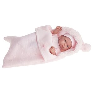 Кукла - младенец Карла 26 см в розовом конверте