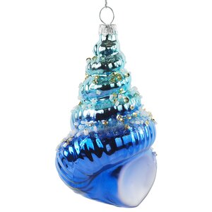 Стеклянная елочная игрушка Ракушка - Pacifico Dwelleri 11 см, подвеска Winter Deco фото 4