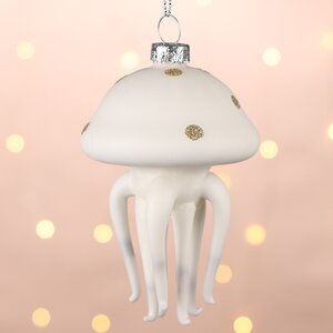 Стеклянная елочная игрушка Медуза - Santuario Miracoli 13 см, подвеска Winter Deco фото 2