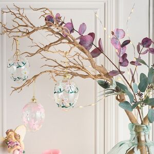 Искусственная ветка Эвкалипт Дымчатый 88 см, пурпурный Edelman (Эдельман) фото 4