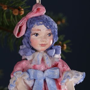 Набор ватных елочных игрушек Буратино - Театр Карабаса 12-13 см, 3 шт, подвеска Winter Deco фото 5