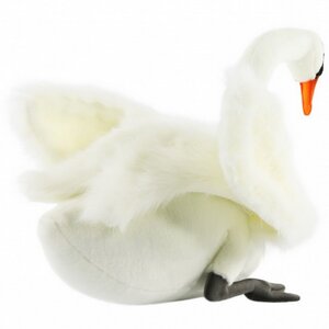 Мягкая игрушка Лебедь белый 45 см Hansa Creation фото 4