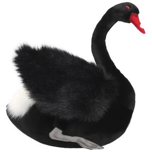 Мягкая игрушка Лебедь черный 45 см Hansa Creation фото 6