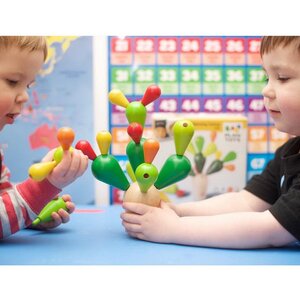 Игра-балансир Кактус, 24*24*22 см, дерево Plan Toys фото 2