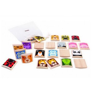 Развивающая настольная игра Мемори Животный Мир, дерево Plan Toys (План Тойс) фото 1