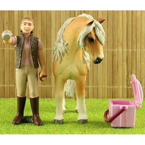 Игровой набор Конюх и Исландский пони Schleich (Шляйх) фото 3