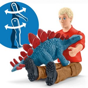 Игровой набор Атака Тираннозавра Рекса с фигурками и аксессуарами Schleich фото 3