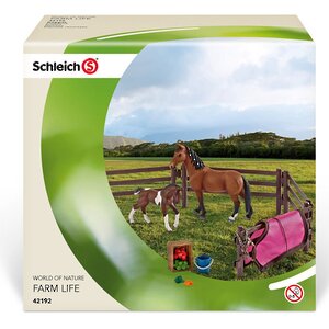 Игровой набор Загон с лошадьми и аксессуарами Schleich фото 2