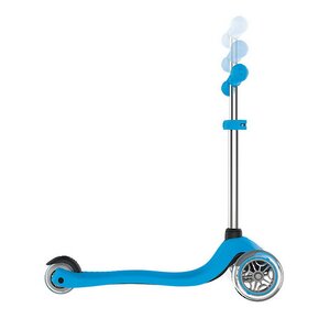 Трехколесный самокат Globber Primo Lights, светящиеся колеса 121/80 мм, голубой Globber (Глоббер) фото 2