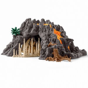 Игровой набор Гигантский вулкан с фигурками динозавров и аксессуарами 56*38 см Schleich фото 2