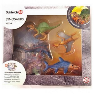 Игровой набор с пазлом Динозавры: Болото с фигурками динозавров Schleich фото 2