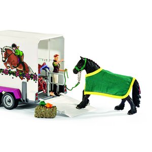 Игровой набор Пикап с прицепом для лошади, с фигурками, лошадью и аксессуарами Schleich фото 4