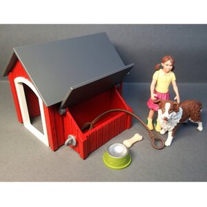 Игровой набор Девочка и ее собака с аксессуарами Schleich фото 3