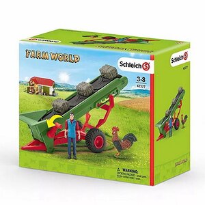Игровой набор Фермер с конвейером для сена с фигурками и аксессуарами Schleich (Шляйх) фото 2