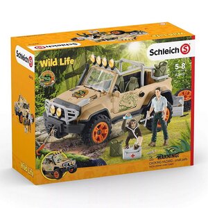 Игровой набор Рейнджер на внедорожнике с фигурками и аксессуарами Schleich фото 2