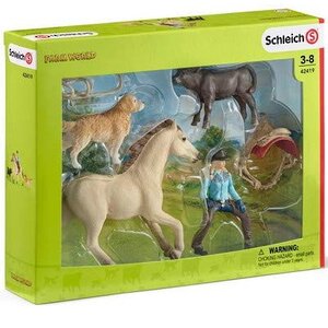 Игровой набор Ковбойская дорога с фигурками и аксессуарами Schleich (Шляйх) фото 2