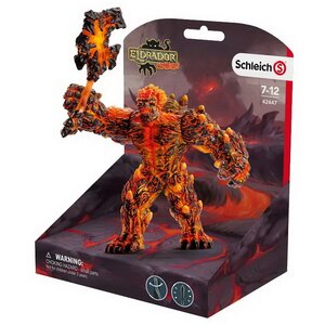 Фигурка монстр Лава с оружием 18 см с подвижными руками,Eldrador Schleich фото 4
