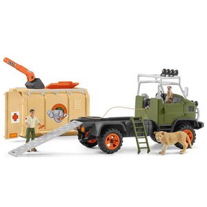 Игровой набор Большой ветеринарный спасательный грузовик с фигурками и аксессуарами Schleich фото 6