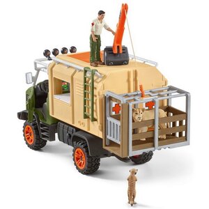 Игровой набор Большой ветеринарный спасательный грузовик с фигурками и аксессуарами Schleich фото 9