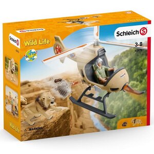 Игровой набор Вертолет-спасатель для диких животных с фигурками и аксессуарами Schleich фото 11