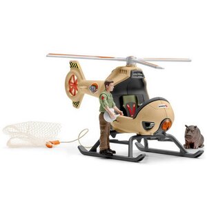 Игровой набор Вертолет-спасатель для диких животных с фигурками и аксессуарами Schleich фото 3