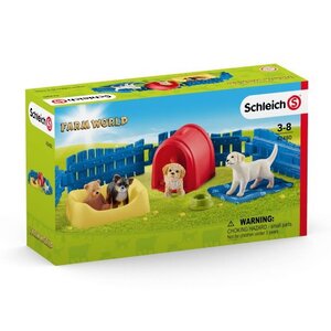 Игровой набор Манеж для щенков с фигурками и аксессуарами Schleich фото 10