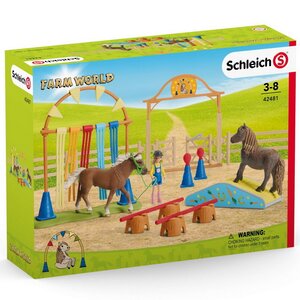 Игровой набор Спортивная тренировка для пони с аксессуарами Schleich фото 9