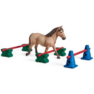 Игровой набор Пони проходит трассу в слаломе с фигуркой и аксессуарами Schleich фото 2