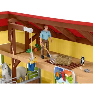 Игровой набор Конюшня с наездницей, лошадьми и аксессуарами Schleich фото 6