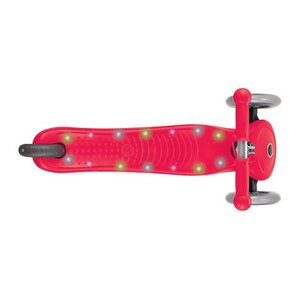Трехколесный самокат Globber Primo Starlight со светящейся платформой, колеса 121/80 мм, красный Globber фото 2