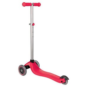 Трехколесный самокат Globber Primo Starlight со светящейся платформой, колеса 121/80 мм, красный Globber фото 6