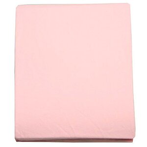 Простыня на резинке, розовая, 70*130 см