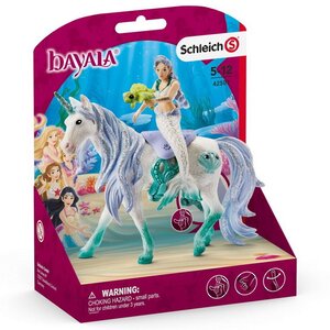 Набор фигурок Русалочка на морском единороге, 2 шт, Bayala Schleich фото 2