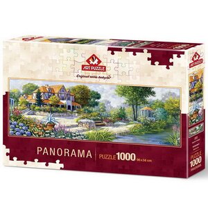 Пазл-панорама Английский коттедж - Питер Мотц, 1000 элементов Art Puzzle фото 2
