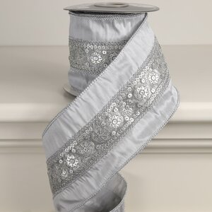 Декоративная лента Silver Windsor: Тонкое Кружево 500*10 см