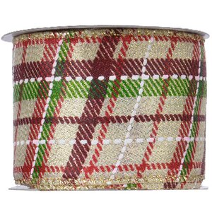 Новогодняя лента Christmas Eve: Country style 270*6 см